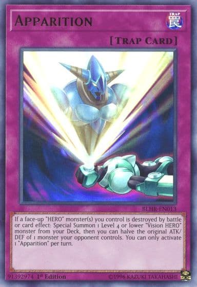 Apparition Battles of Legend: Hero's Revenge Yu-Gi-Oh! card