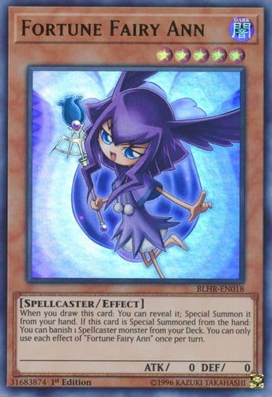 Fortune Fairy Ann Battles of Legend: Hero's Revenge Yu-Gi-Oh! card