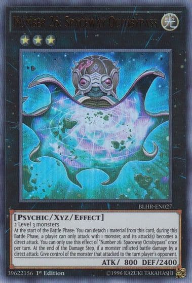 Number 26 Spaceway Octobypass Battles of Legend: Hero's Revenge Yu-Gi-Oh! card