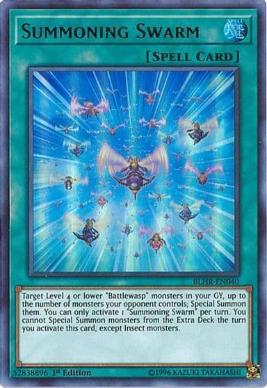 Summoning Swarm Battles of Legend: Hero's Revenge Yu-Gi-Oh! card