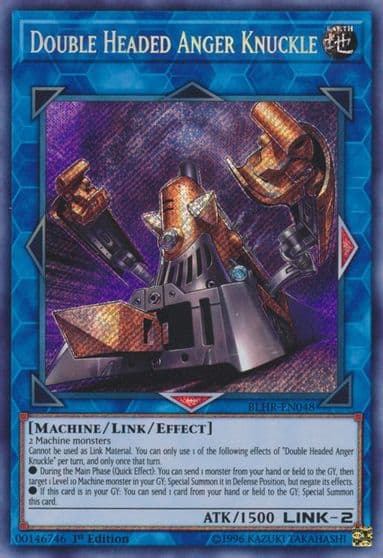 Double Headed Anger Knuckle Battles of Legend: Hero's Revenge Yu-Gi-Oh! card