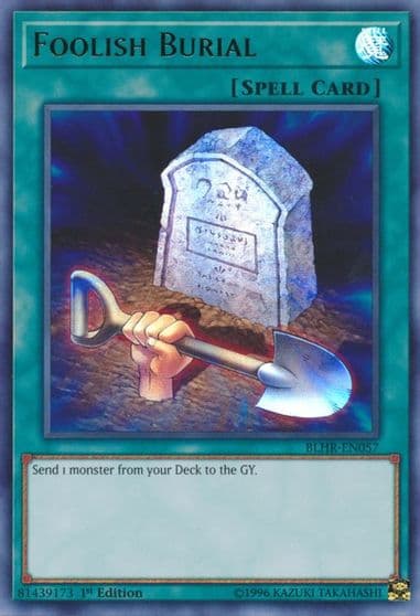 Foolish Burial Battles of Legend: Hero's Revenge Yu-Gi-Oh! card