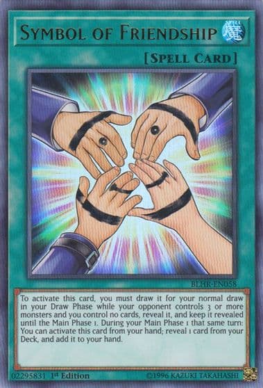 Symbol of Friendship Battles of Legend: Hero's Revenge Yu-Gi-Oh! card