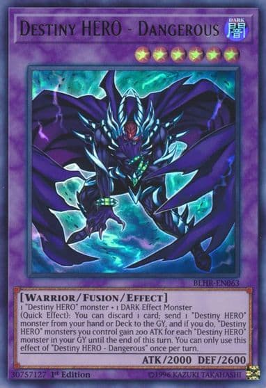 Destiny HERO Dangerous Battles of Legend: Hero's Revenge Yu-Gi-Oh! card