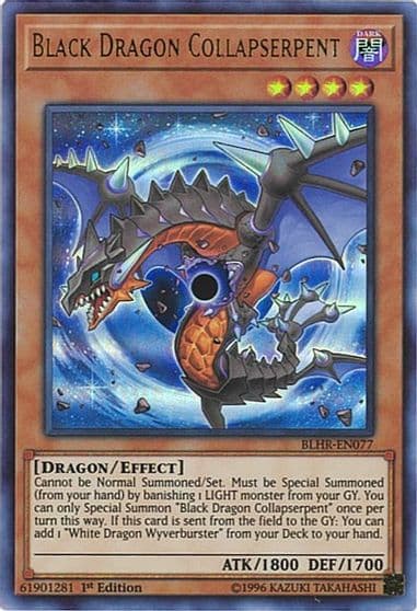 Black Dragon Collapserpent Battles of Legend: Hero's Revenge Yu-Gi-Oh! card