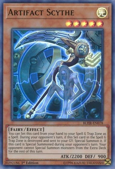 Artifact Scythe Battles of Legend: Hero's Revenge Yu-Gi-Oh! card