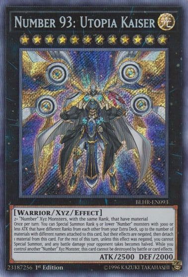 Number 93 Utopia Kaiser Battles of Legend: Hero's Revenge Yu-Gi-Oh! card