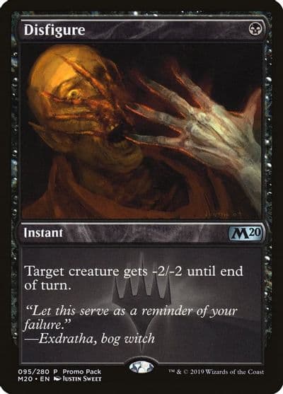 Disfigure Promo Pack: Core Set 2020 Magic card