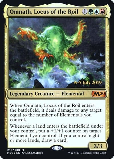 Omnath Locus of the Roil Prerelease Cards Magic card