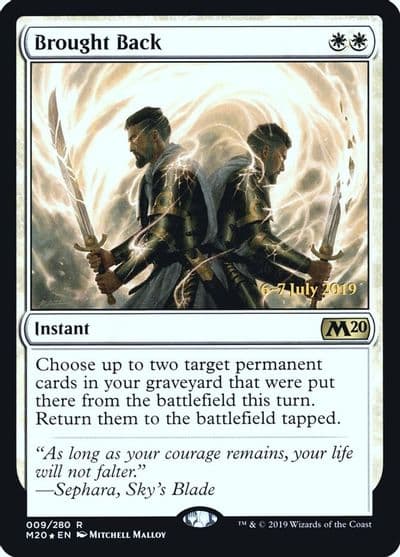 Brought Back Prerelease Cards Magic card