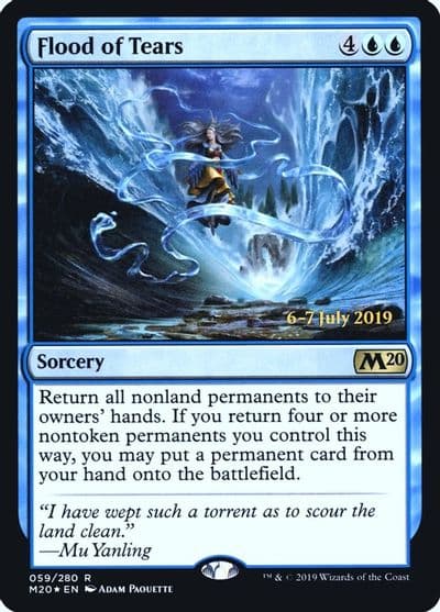 Flood of Tears Prerelease Cards Magic card
