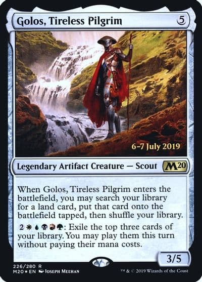 Golos Tireless Pilgrim Prerelease Cards Magic card