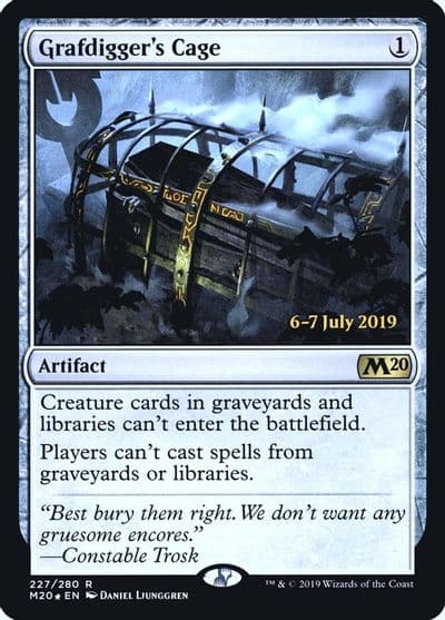 Grafdiggers Cage Prerelease Cards Magic card
