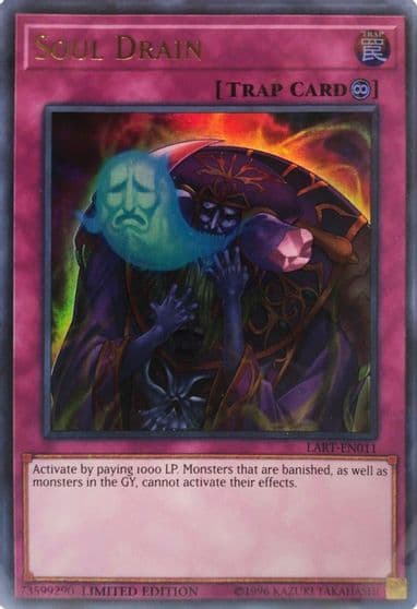 Soul Drain The Lost Art Promotion Yu-Gi-Oh! card