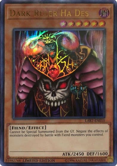 Dark Ruler Ha Des The Lost Art Promotion Yu-Gi-Oh! card
