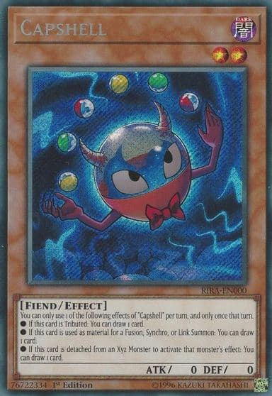 Capshell Rising Rampage Yu-Gi-Oh! card