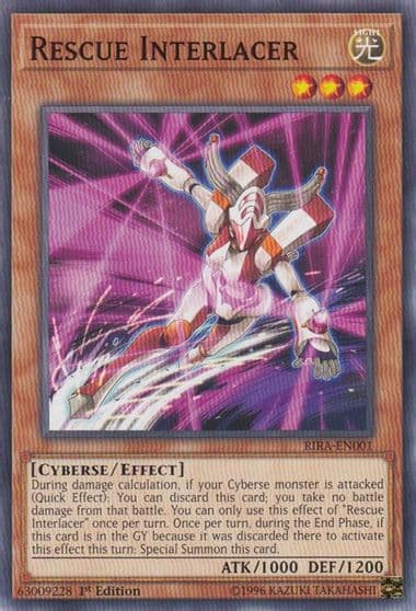 Rescue Interlacer Rising Rampage Yu-Gi-Oh! card