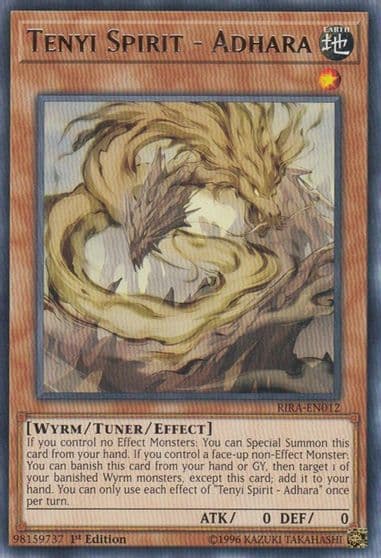 Tenyi Spirit Adhara Rising Rampage Yu-Gi-Oh! card
