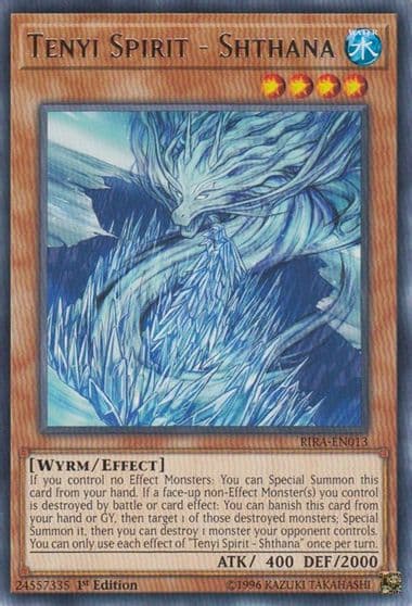 Tenyi Spirit Shthana Rising Rampage Yu-Gi-Oh! card