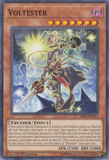 Voltester Rising Rampage Yu-Gi-Oh! card