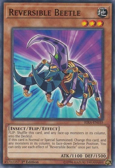Reversible Beetle Rising Rampage Yu-Gi-Oh! card