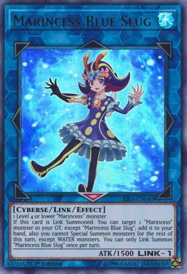 Marincess Blue Slug Rising Rampage Yu-Gi-Oh! card