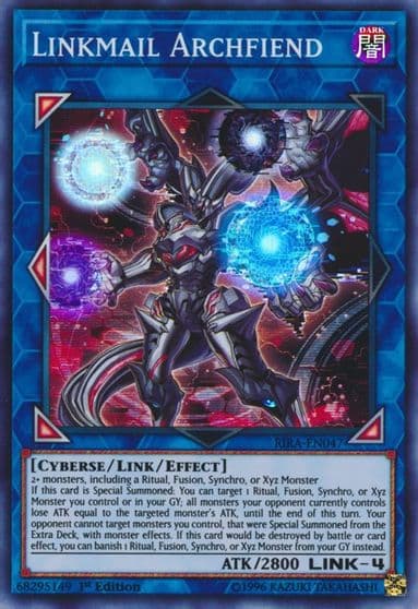 Linkmail Archfiend Rising Rampage Yu-Gi-Oh! card