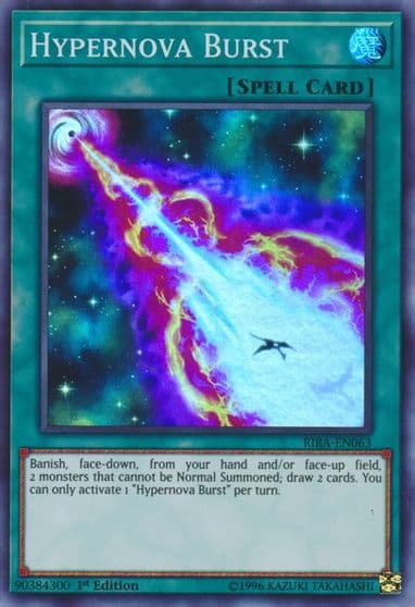 Hypernova Burst Rising Rampage Yu-Gi-Oh! card