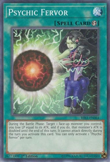 Psychic Fervor Rising Rampage Yu-Gi-Oh! card