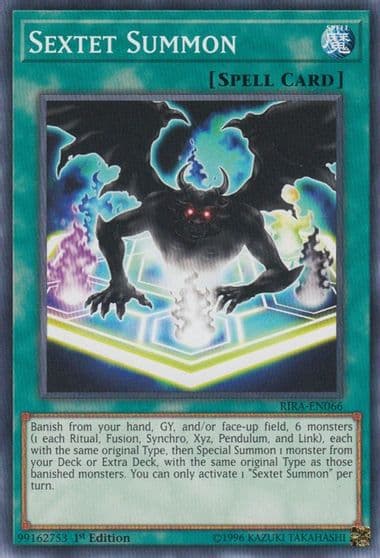 Sextet Summon Rising Rampage Yu-Gi-Oh! card