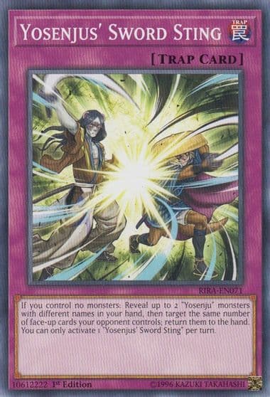 Yosenjus Sword Sting Rising Rampage Yu-Gi-Oh! card