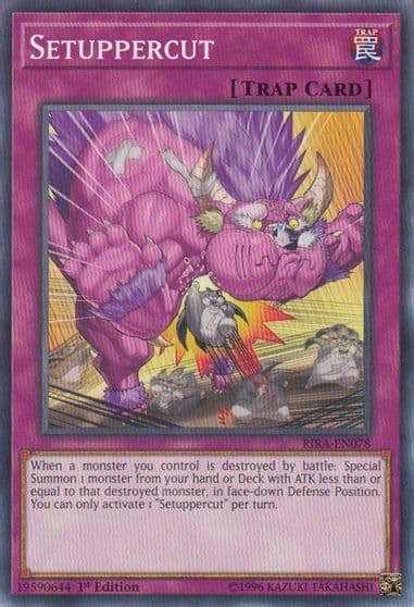 Setuppercut Rising Rampage Yu-Gi-Oh! card