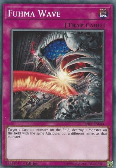 Fuhma Wave Rising Rampage Yu-Gi-Oh! card