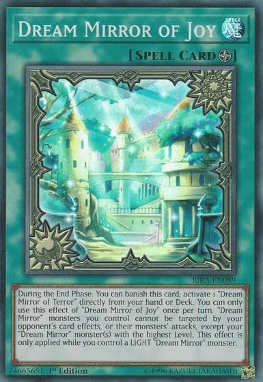 Dream Mirror of Joy Rising Rampage Yu-Gi-Oh! card