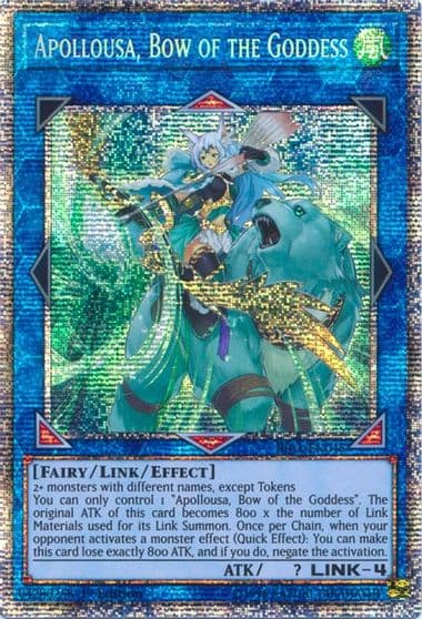 Apollousa Bow of the Goddess Starlight Rare Rising Rampage Yu-Gi-Oh! card