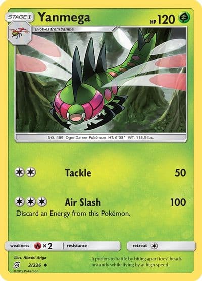 Yanmega SM - Unified Minds Pokemon card