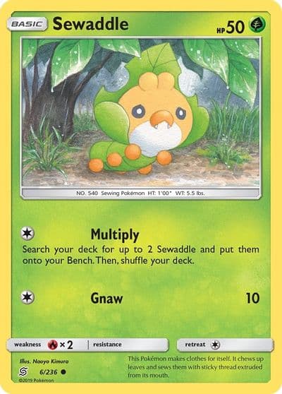 Sewaddle (6) SM - Unified Minds Pokemon card