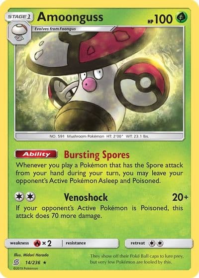 Amoonguss SM - Unified Minds Pokemon card