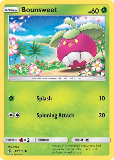 Bounsweet SM - Unified Minds Pokemon card