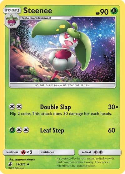 Steenee SM - Unified Minds Pokemon card