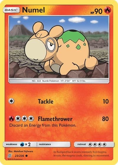 Numel SM - Unified Minds Pokemon card