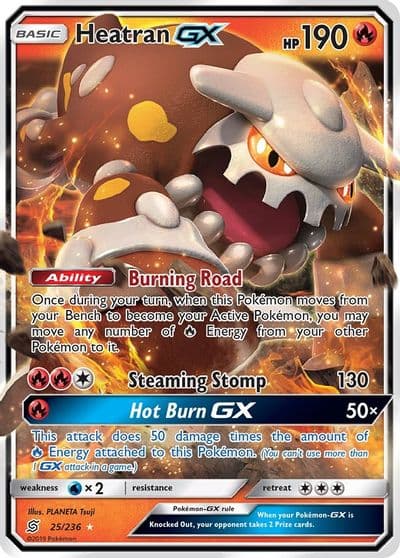 Heatran GX SM - Unified Minds Pokemon card