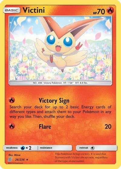 Victini SM - Unified Minds Pokemon card