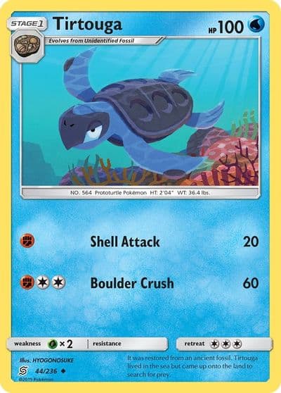 Tirtouga SM - Unified Minds Pokemon card