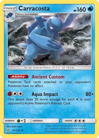 Carracosta SM - Unified Minds Pokemon card