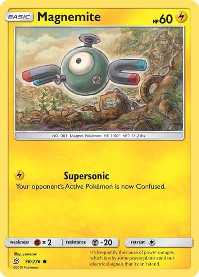 Magnemite SM - Unified Minds Pokemon card