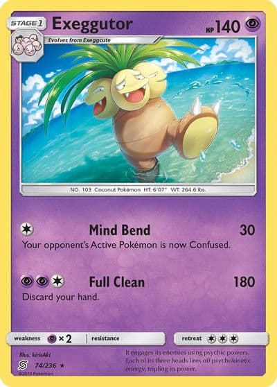 Exeggutor SM - Unified Minds Pokemon card