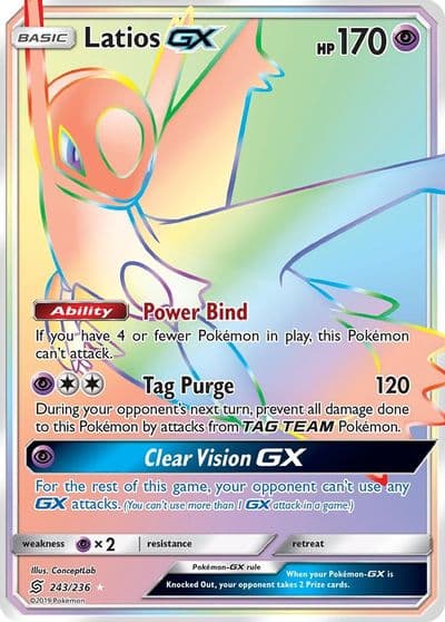 Latios GX (Secret) SM - Unified Minds Pokemon card
