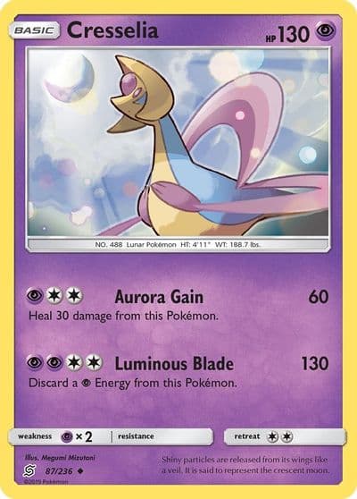 Cresselia SM - Unified Minds Pokemon card