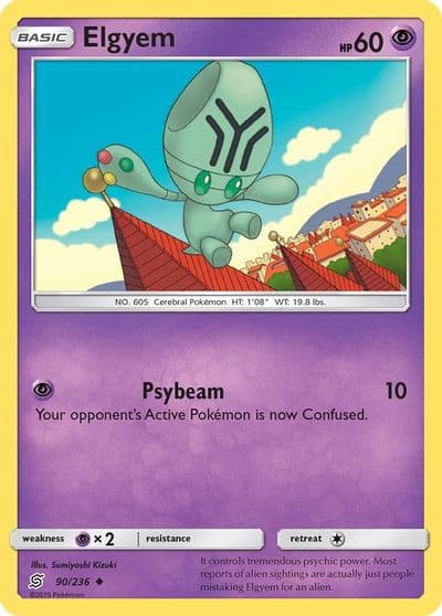 Elgyem SM - Unified Minds Pokemon card